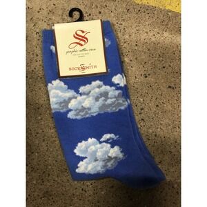 Socksmith Women's Crew Socks Slightly Cloudy Fun Novelty Footwear